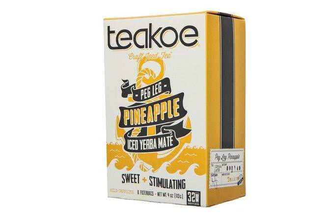 - Peg Leg Pineapple :: Iced Yerba Mate Tea - Teakoe - 1