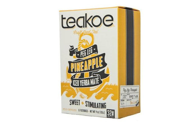 - Peg Leg Pineapple :: Iced Yerba Mate Tea - Teakoe - 1