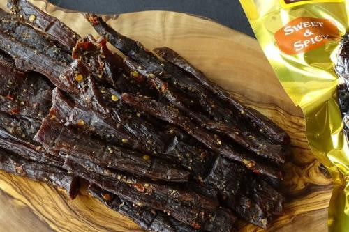  - Sweet & Spicy Beef Jerky - Mountain America Jerky