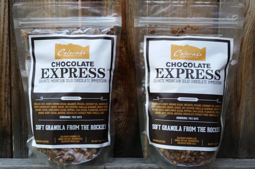 2 Chocolate Express Buddy Bags: Granite Mountain Solid Chocolate Immersion