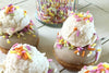 Vegan Happy Birthday Confetti Mini Cake Donuts