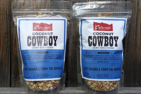 2 Coconut Cowboy Buddy Bags: Coconut with a "YeeHaw!"