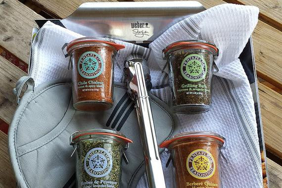 Grill Basket Seasoning Gift Set