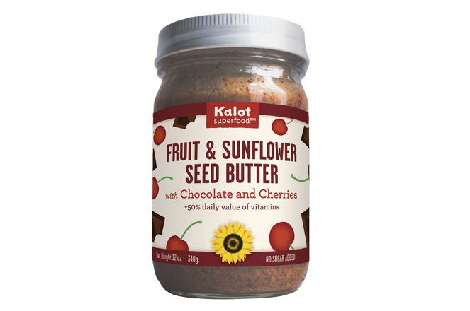 Fruit and Sunflower Seed Butter with Chocolate and Cherries